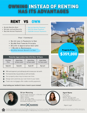 - F13 Rent vs Own Flyer